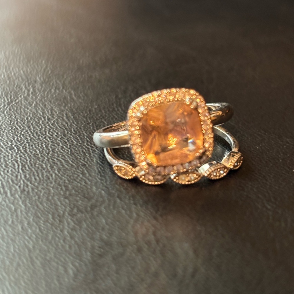 Elegant Silver and Gold Ring